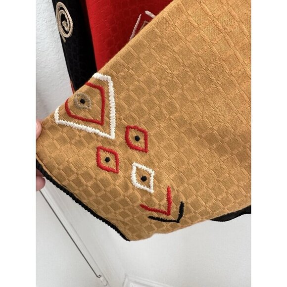 NWT INDIGO MOON Patchwork Applique Jacket 2X Button Artsy Hippie Boho Chic Aztec - Picture 13 of 13